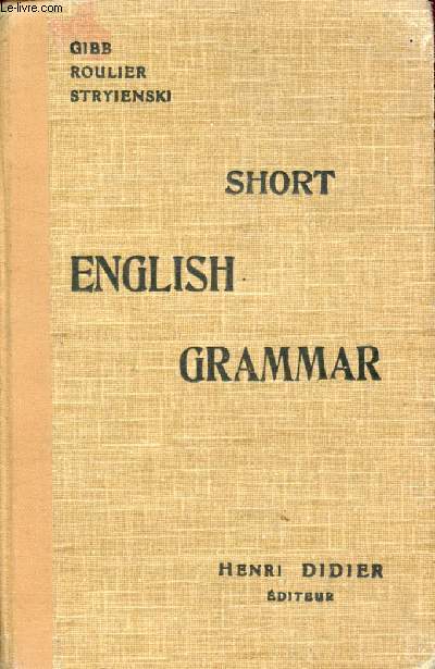 SHORT ENGLISH GRAMMAR