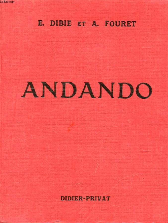 ANDANDO, CLASSES DE DEUXIEME ANNEE