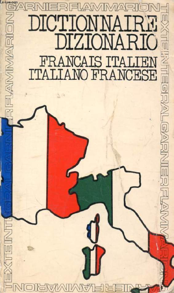 DICTIONNAIRE ITALIEN-FRANCAIS, FRANCAIS-ITALIEN