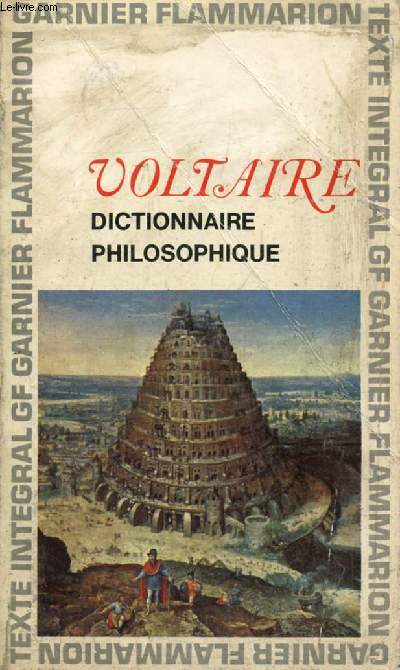 DICTIONNAIRE PHILOSOPHIQUE