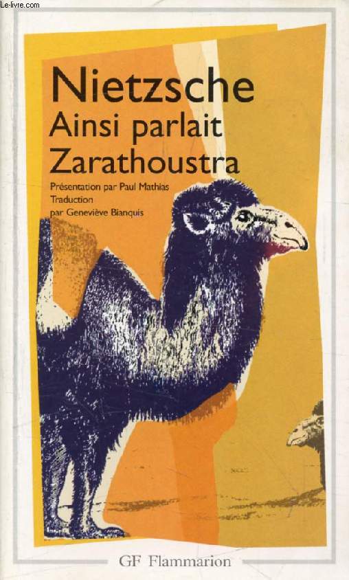 AINSI PARLAIT ZARATHOUSTRA