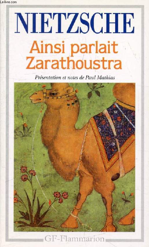 AINSI PARLAIT ZARATHOUSTRA