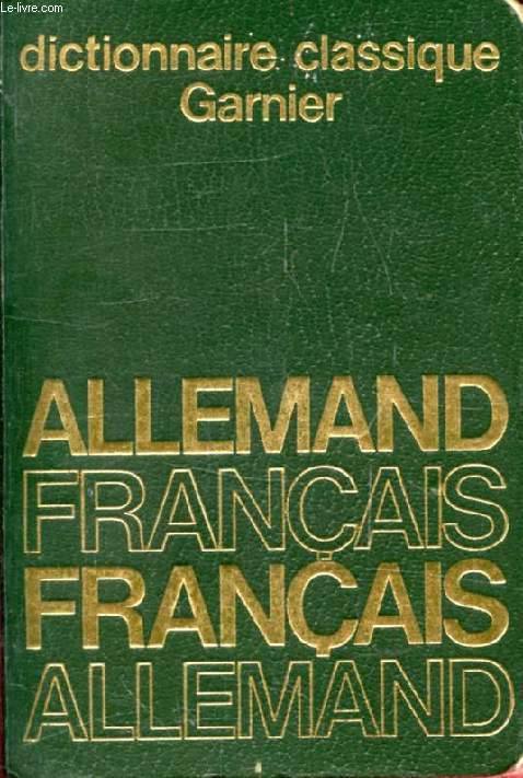 DICTIONNAIRE ALLEMAND-FRANCAIS ET FRANCAIS-ALLEMAND