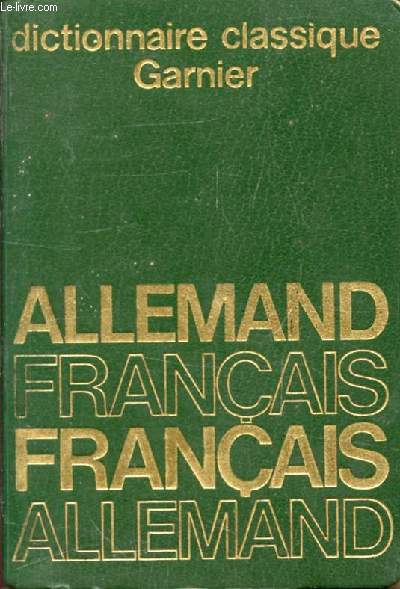 DICTIONNAIRE ALLEMAND-FRANCAIS ET FRANCAIS-ALLEMAND