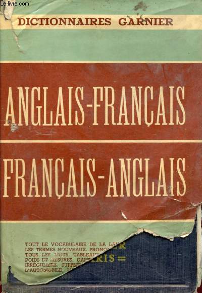 NOUVEAU DICTIONNAIRE ANGLAIS-FRANCAIS ET FRANCAIS-ANGLAIS