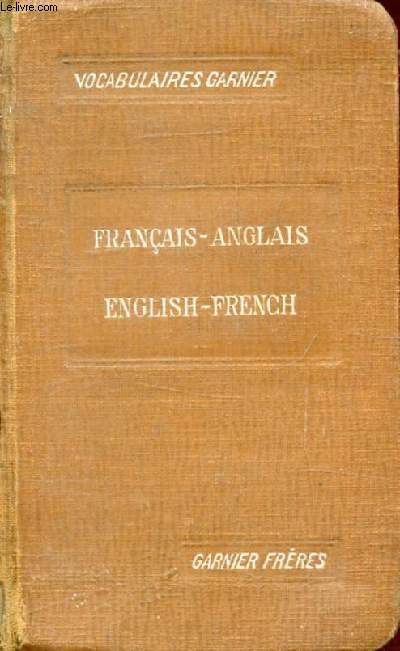 NOUVEAU VOCABULAIRE FRANCAIS-ANGLAIS, ANGLAIS-FRANCAIS