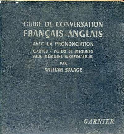 GUIDE DE CONVERSATION FRANCAIS-ANGLAIS