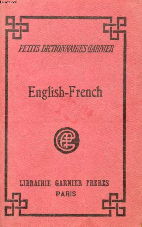 NEW VOCABULARY, ENGLISH-FRENCH