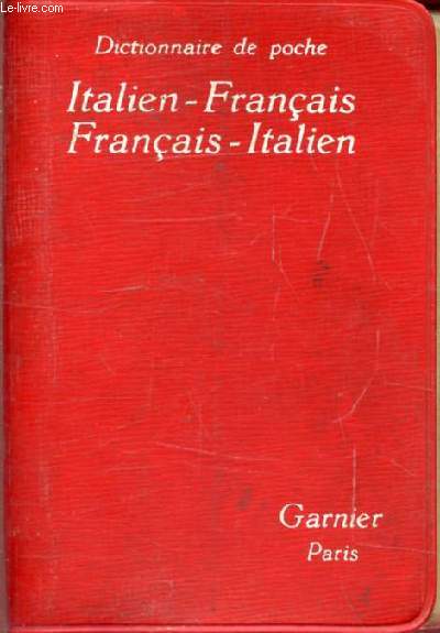 DICTIONNAIRE DE POCHE ITALIEN-FRANCAIS ET FRANCAIS-ITALIEN
