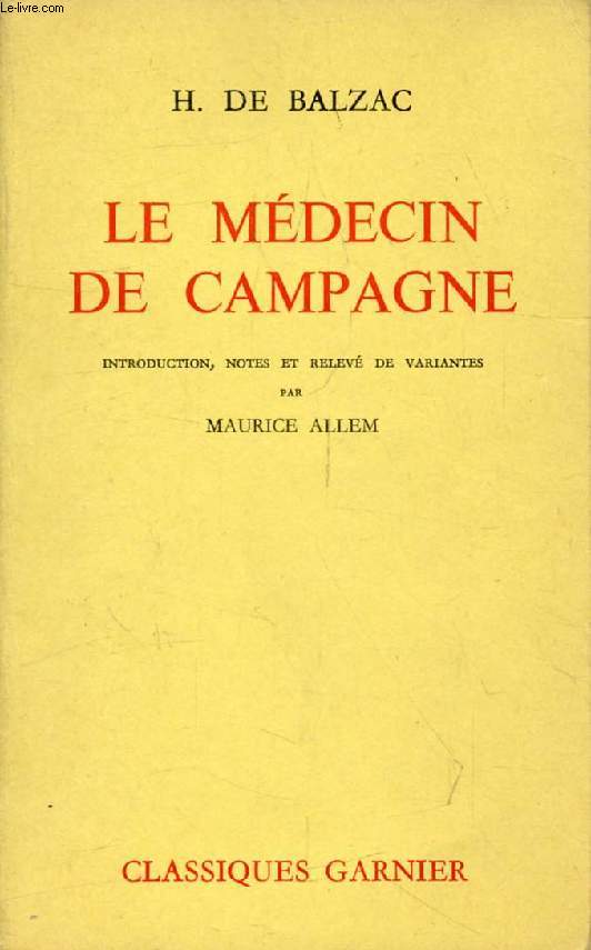 LE MEDECIN DE CAMPAGNE