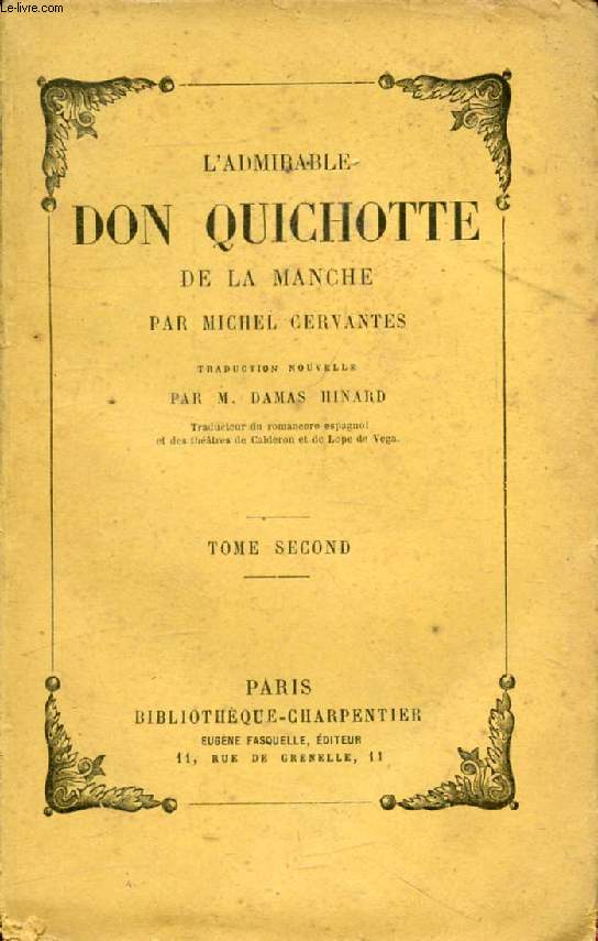 L'ADMIRABLE DON QUICHOTTE DE LA MANCHE, TOME II
