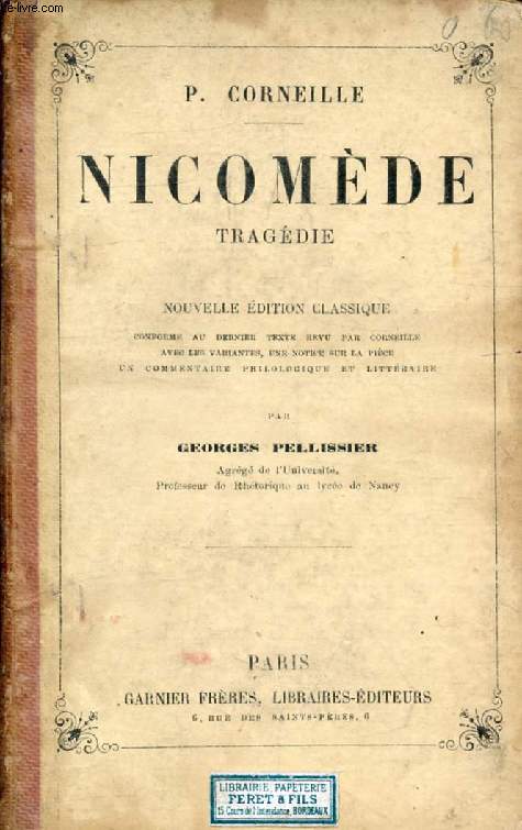 NICOMEDE, Tragdie