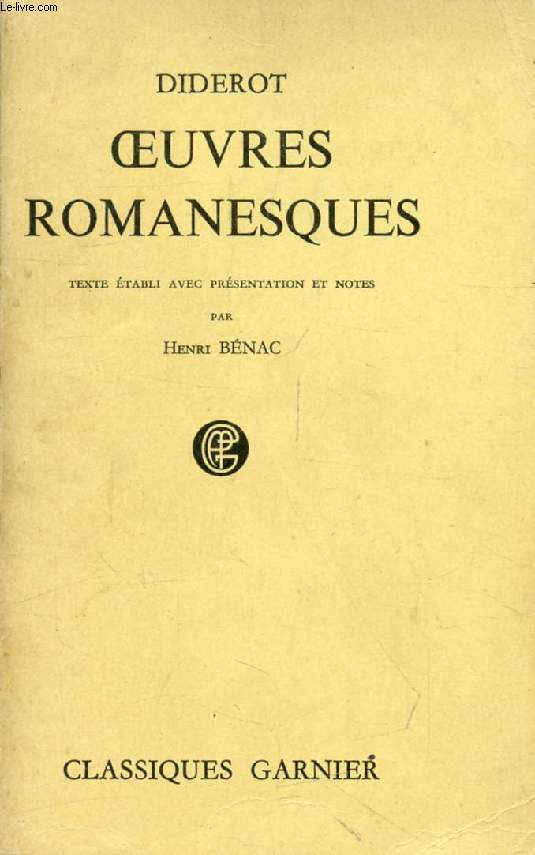 OEUVRES ROMANESQUES