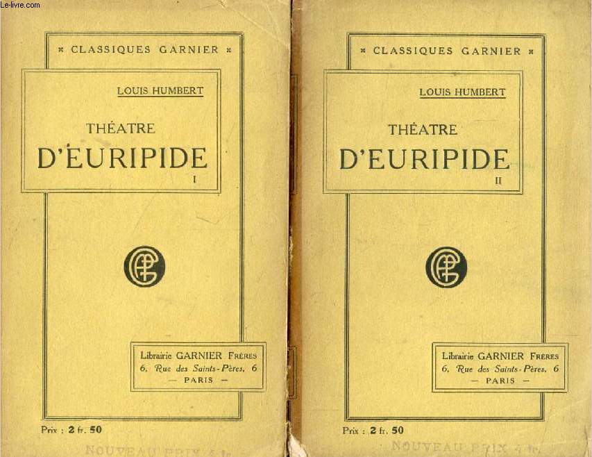 THEATRE D'EURIPIDE, 2 TOMES