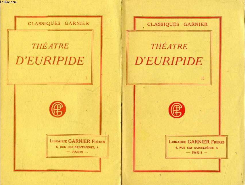 THEATRE D'EURIPIDE, 2 TOMES