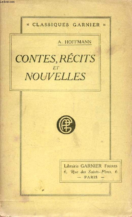 CONTES, RECITS ET NOUVELLES TIRES DES FRERES SERAPION