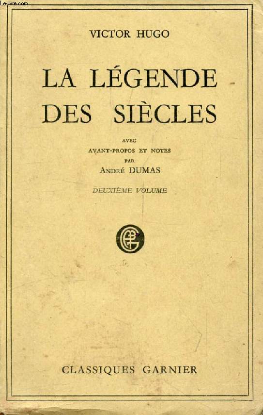 LA LEGENDE DES SIECLES, TOME II