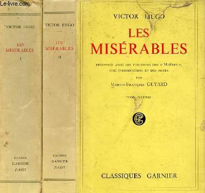 LES MISERABLES, 2 TOMES