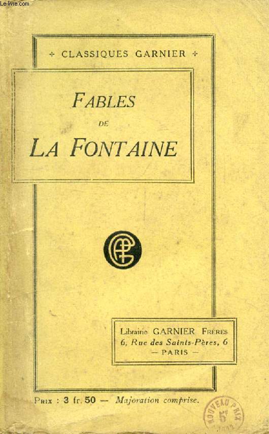 FABLES DE LA FONTAINE