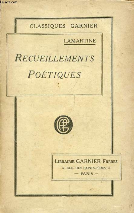 RECUEILLEMENTS POETIQUES