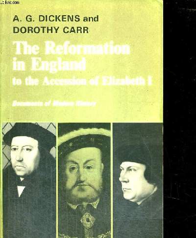 THE REFORMATION IN ENGLAND