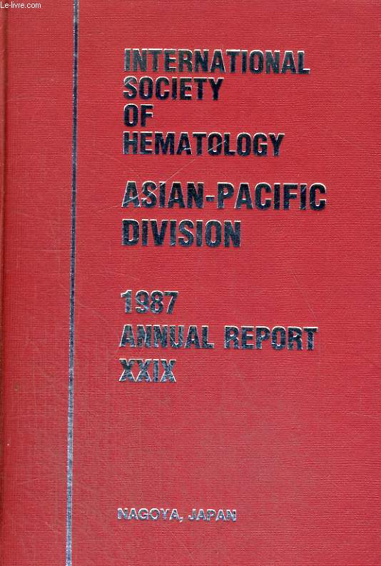 , ASIAN-PACIFIC DIVISION, 1987 ANNUAL REPORT XXIX