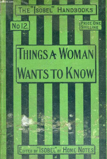 THINGS A WOMAN WANTS TO KNOW