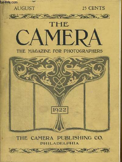 THE CAMERA, THE MAGAZINE FOR PHOTOGRAPHERS, AUGUST 1922