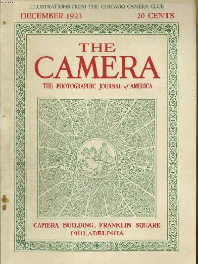 THE CAMERA, THE MAGAZINE FOR PHOTOGRAPHERS N DECEMBER 1923