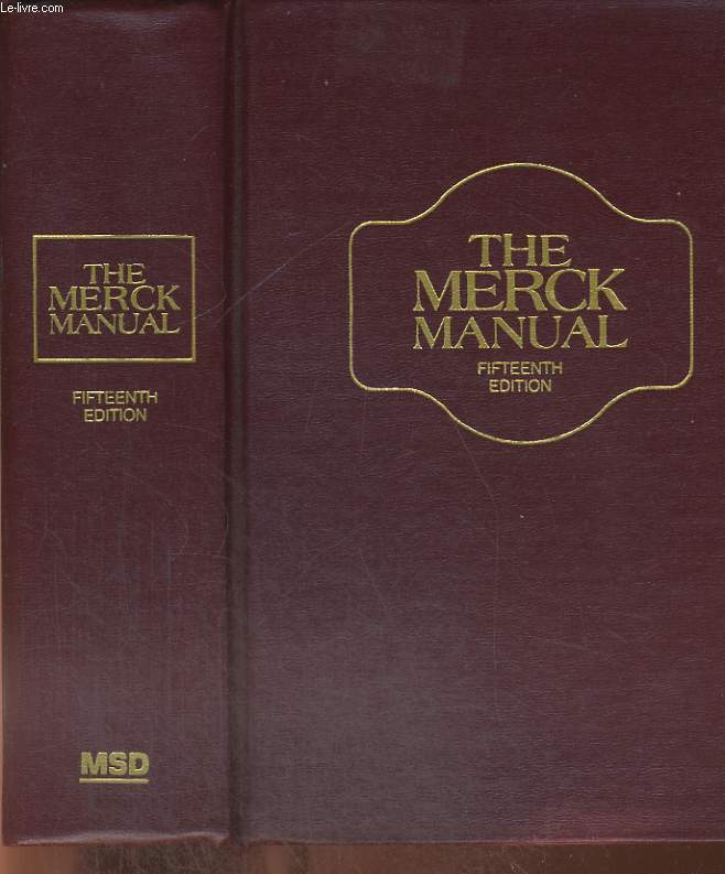 THE MERCK MANUAL OF DIAGNOSTIC AND THERAPY, FIFTEENTH EDITION