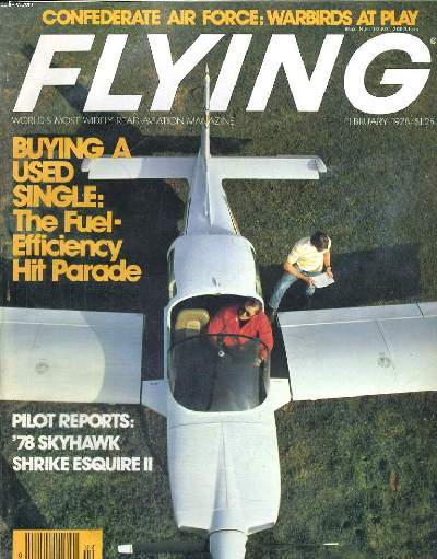 LOT DE 5 MAGAZINE : FLYING, FROM FEBRUARY TO JUNE 1978, VOLUME 102 : N 2 TO 6