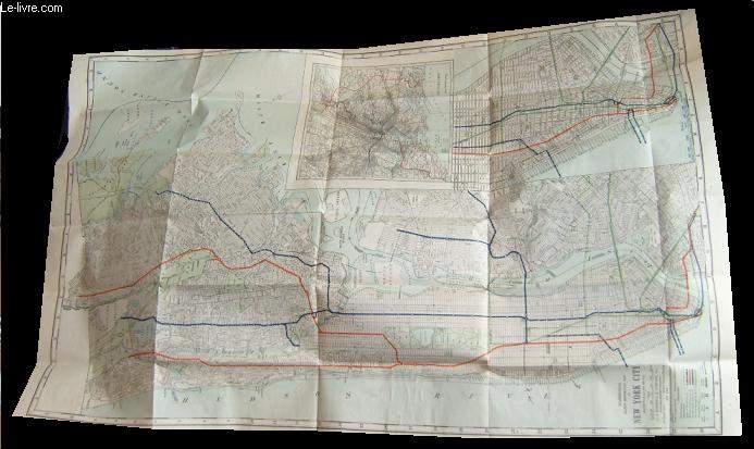 CARTE : HAMMOND'S SUBWAY SYSTEM, MAP OF NEW YORK CITY