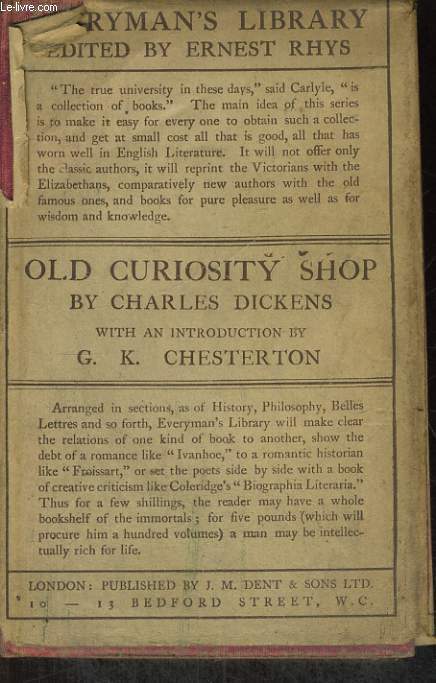 THE OLD CURIOSITY SHOP