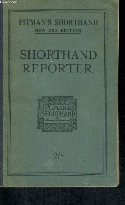 PITMAN'S SHORTHAND REPORTER