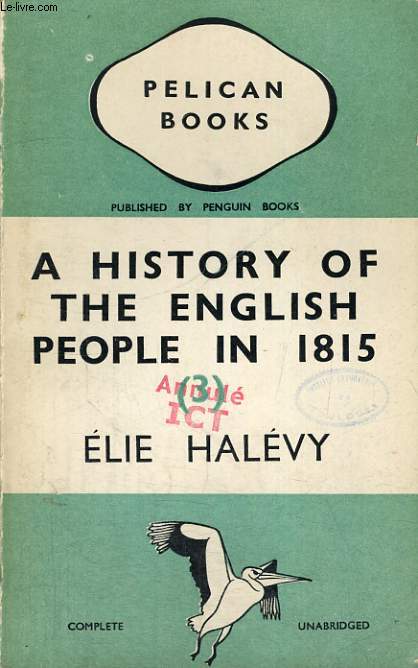 A HISTORY OF THE ENGLISH PEOPLE IN 1815 : BOOK 3 : RELIGION AND CULTURE