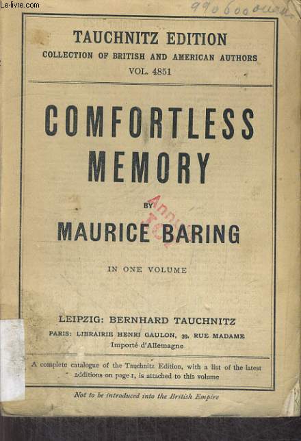 COMFORTLESS MEMORY