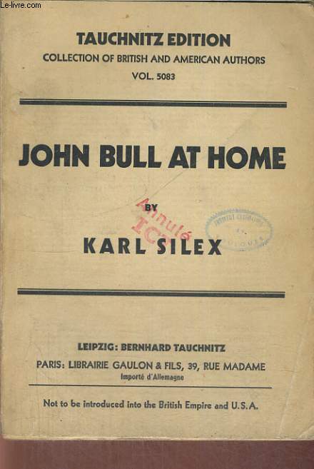 JOHN BULL AT HOME