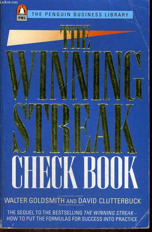 THE WINNING STREAK, CHECK BOOK