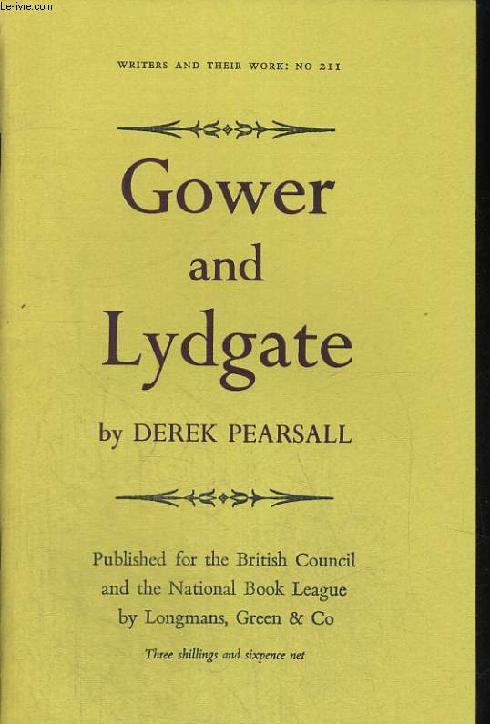 GOWER AND LYDGATE