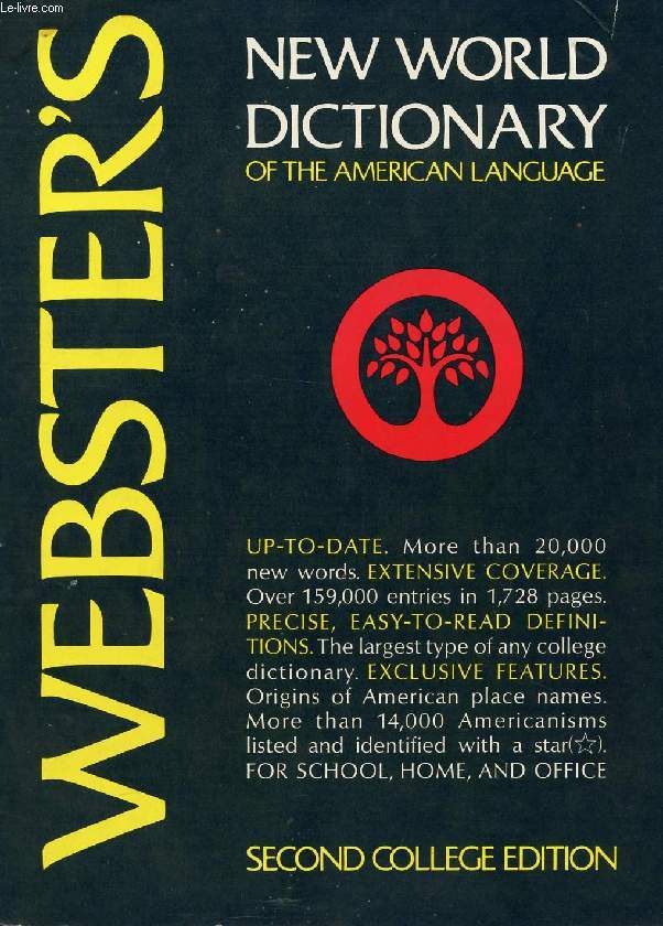 WEBSTER'S NEW WORLD DICTIONARY OF THE AMERICAN LANGUAGE