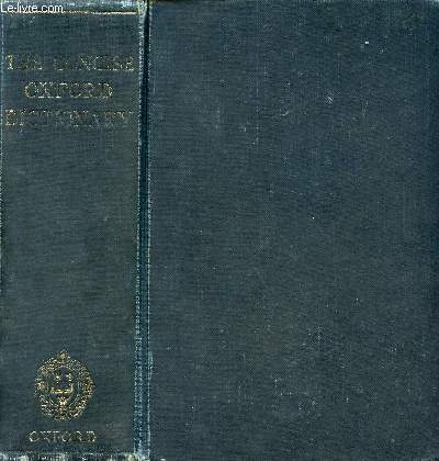 THE CONCISE OXFORD DICTIONARY OF CURRENT ENGLISH