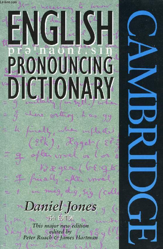 ENGLISH PRONOUNCING DICTIONARY