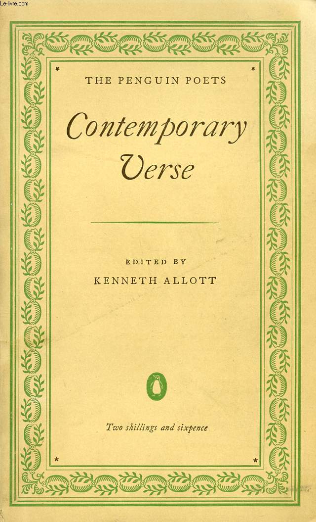 THE PENGUIN BOOK OF CONTEMPORARY VERSE
