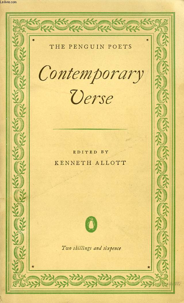 THE PENGUIN BOOK OF CONTEMPORARY VERSE