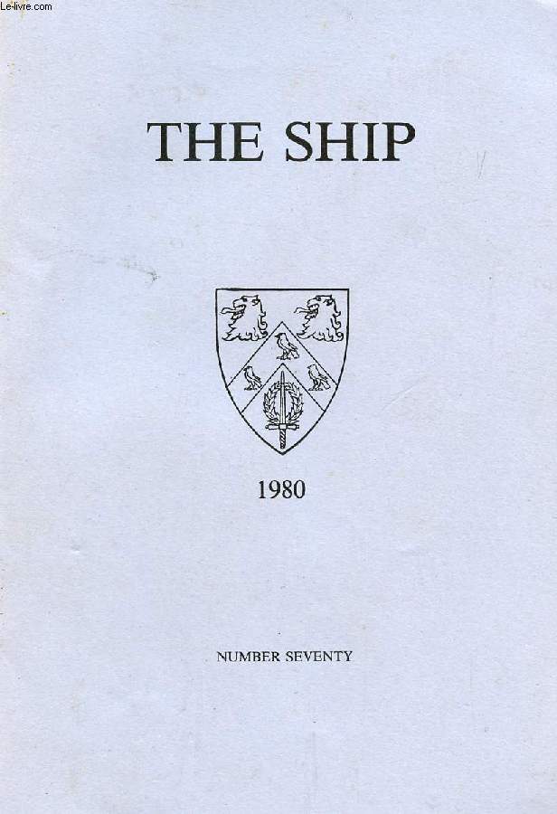 THE SHIP, THE YEAR BOOK OF THE ST. ANNE'S COLLEGE ASSOCIATION OF SENIOR MEMBER'S, N 70