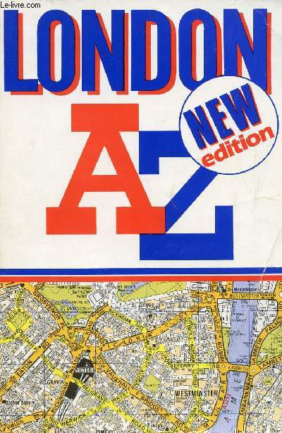 AZ LONDON, STREET ATLAS