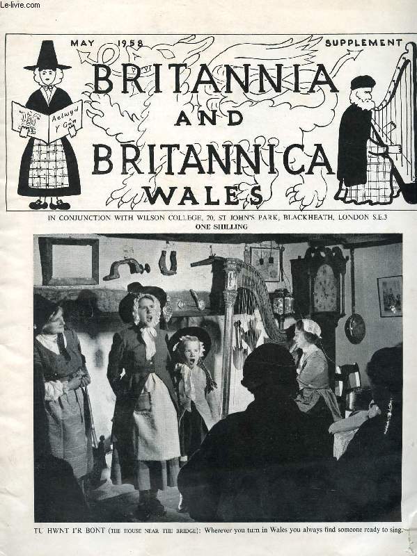 BRITANNIA AND BRITANNICA WALES, MAY 1958, SUPPLEMENT
