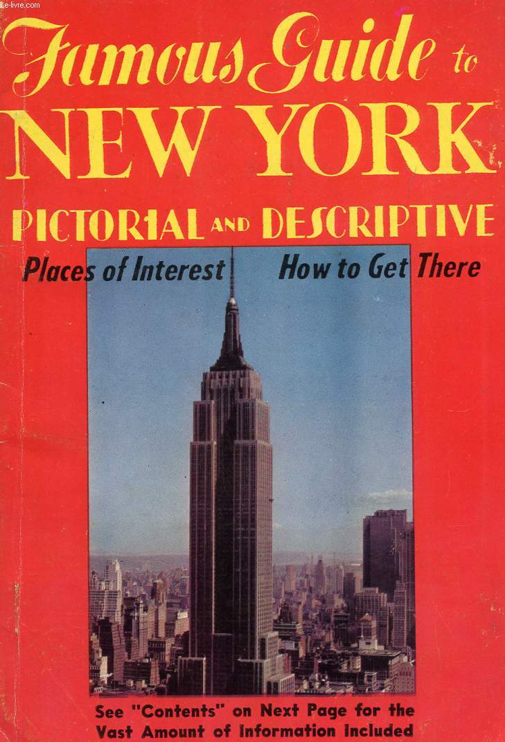 FAMOUS GUIDE TO NEW YORK, PICTORIAL AND DESCRIPTIVE