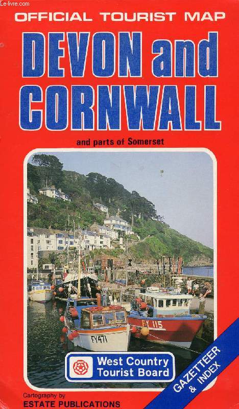 OFFICIAL TOURIST MAP, DEVON AND CORNWALL (AND PARTS OF SOMERSET)