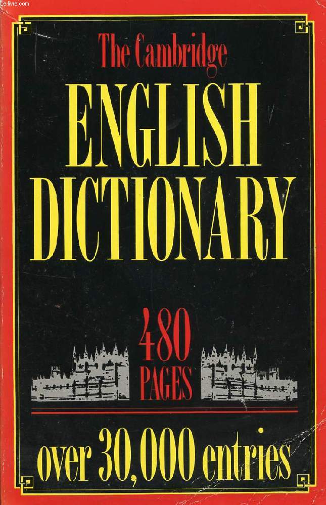 THE CAMBRIDGE ENGLISH DICTIONARY